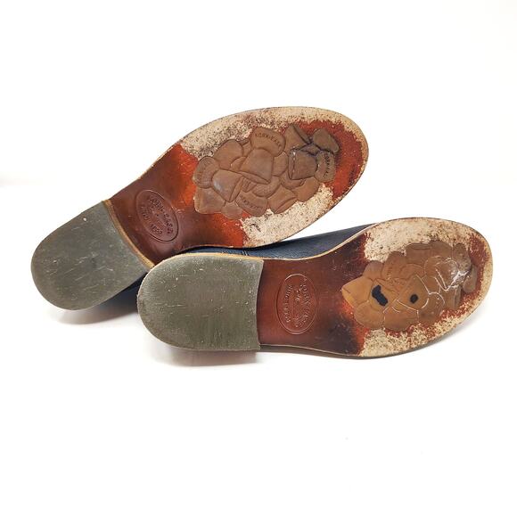 Kork Ease Shoes Womens 8 Boots Velma Leather Ankle Black Slip On - Picture 7 of 8